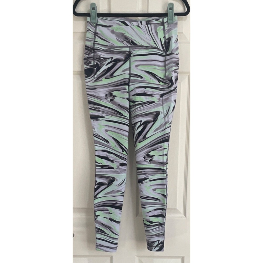 Lululemon Swift Speed High-Rise Tight Leggings 28" Paint Glide Warp Multi 8